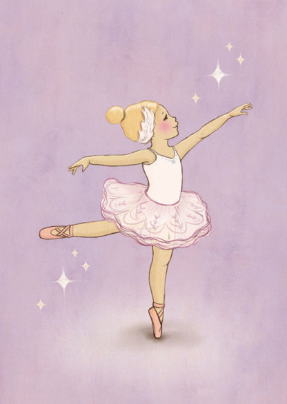 Belle &amp; Boo postcard En Pointe