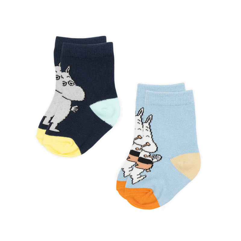 Moomintroll Baby Socks, 2 paar