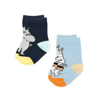 Moomintroll Baby Socks, 2 paar