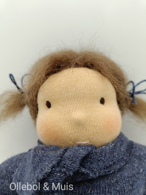 Cuddle doll blue