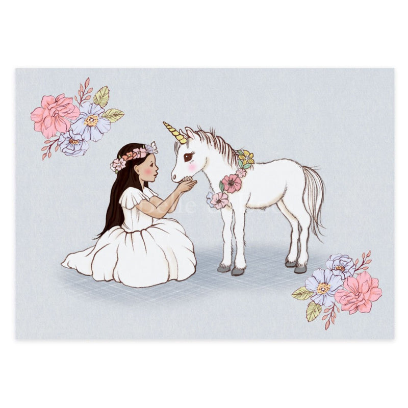 Belle &amp; Boo ansichtkaart Baby Unicorn