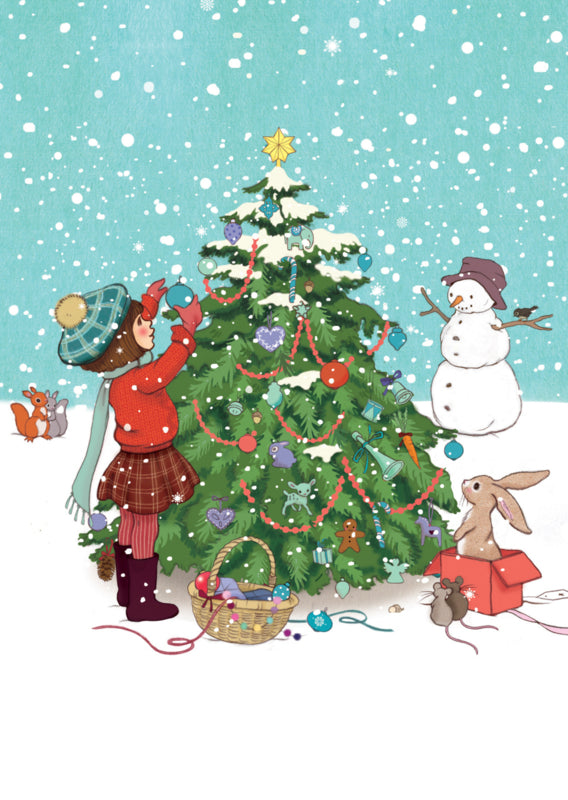 Belle &amp; Boo ansichtkaart Very Merry Chrismas
