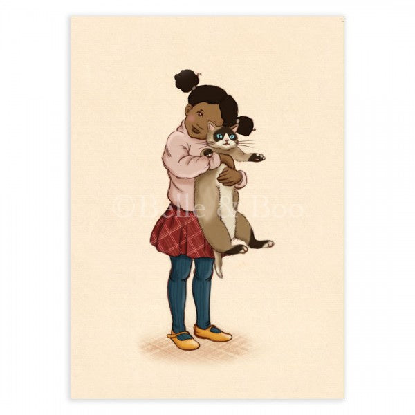 Belle &amp; Boo ansichtkaart Cat Cuddles
