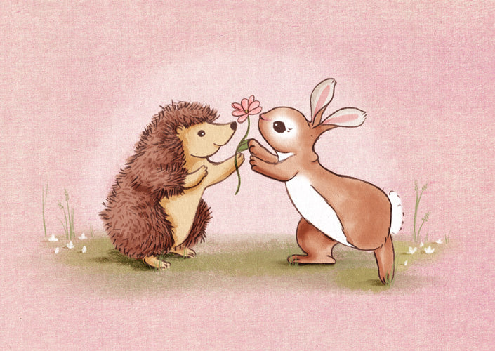 Belle &amp; Boo ansichtkaart Petals &amp; Prickles