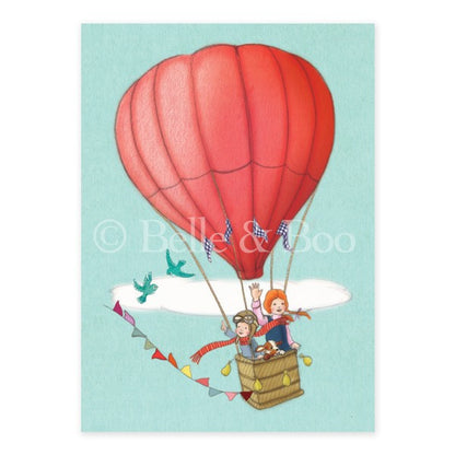 Belle &amp; Boo Postcard Balloon Adventure
