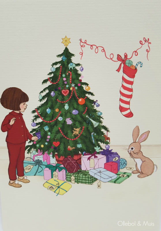 Belle &amp; Boo ansichtkaart Jolly Christmas