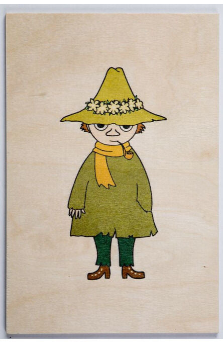 Come to Finland houten kaart Snufkin