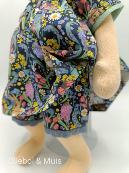 Doll dress and pants for doll 33-38 cm