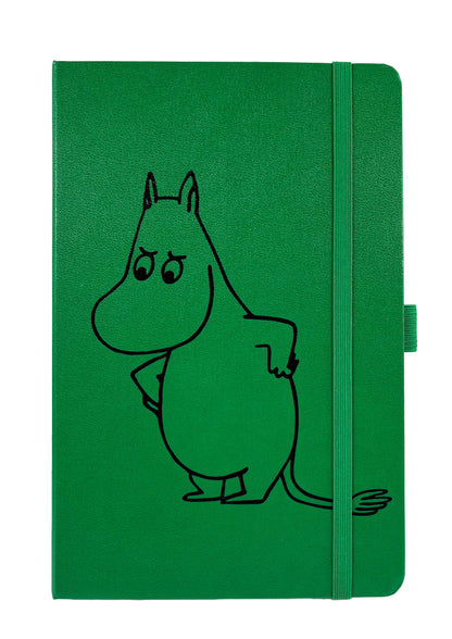 Notebook Moomin80 A5 donker groen