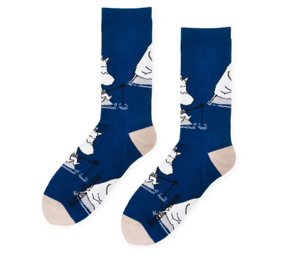 Moomintroll Fishing Men Socks