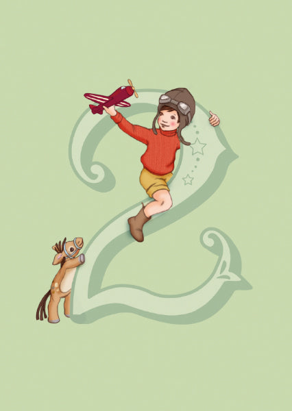 Belle &amp; Boo ansichtkaart Boy 2