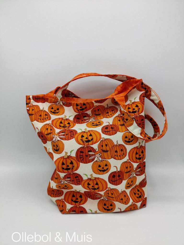 Bag made from Belle &amp; Boo Pumpkin fabric
