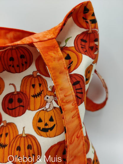 Bag made from Belle &amp; Boo Pumpkin fabric