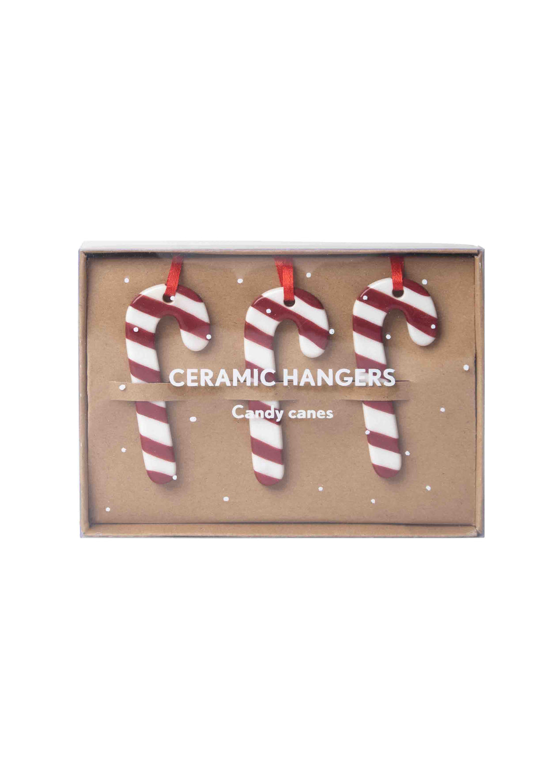 Keramische Kerst candy canes
