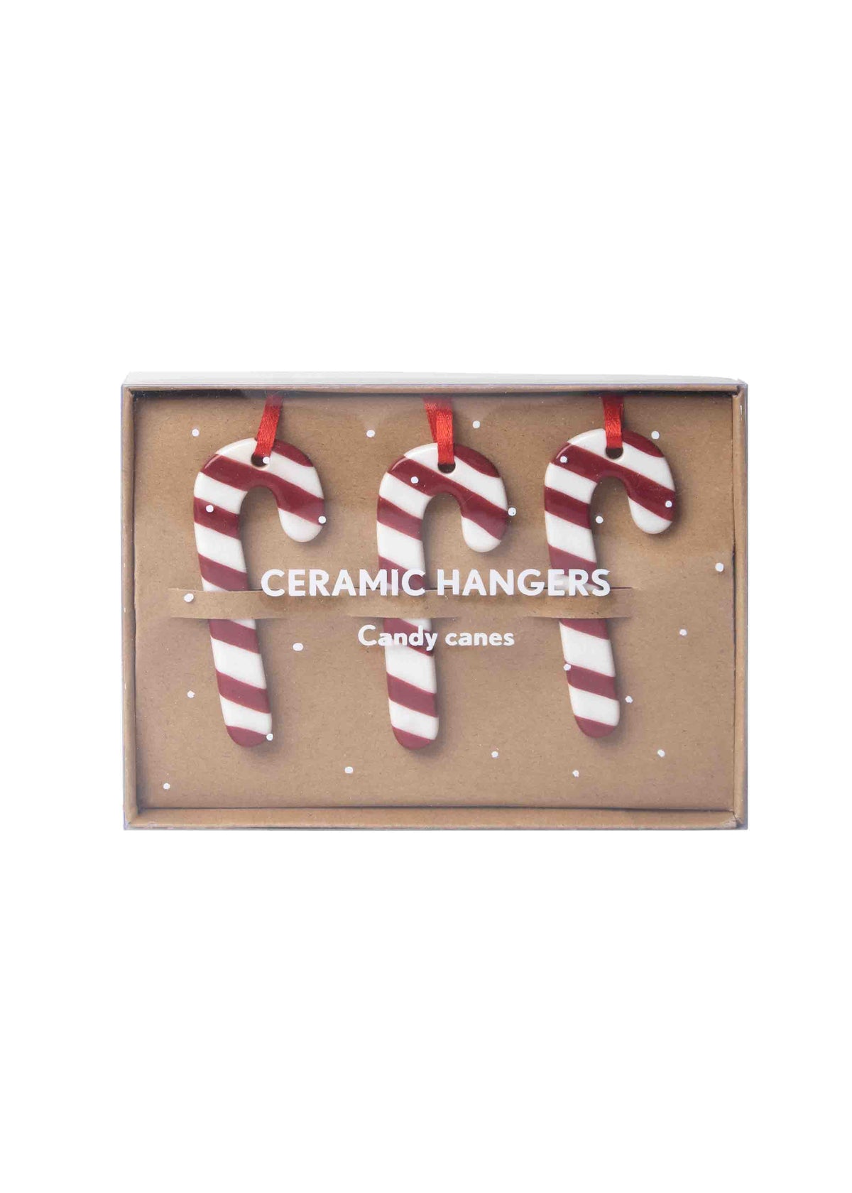 Keramische Kerst candy canes
