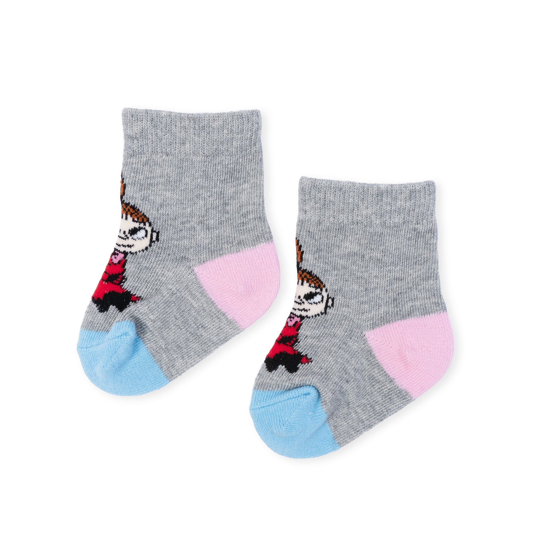 Little My Baby Socks licht grijs 22-24