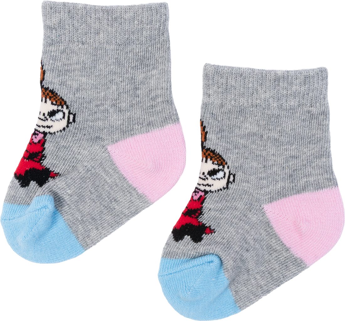 Little My Baby Socks licht grijs 22-24
