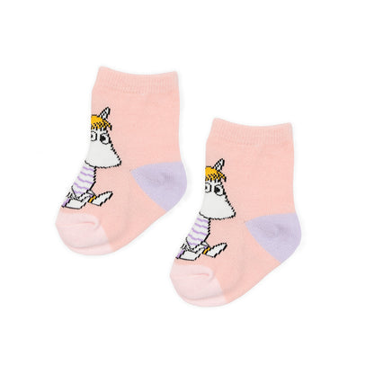 Little My en Snorkmaiden Baby Socks 2 paar roze / grijs
