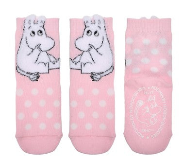 Moomin Baby Socks fluffy licht roze 22-24