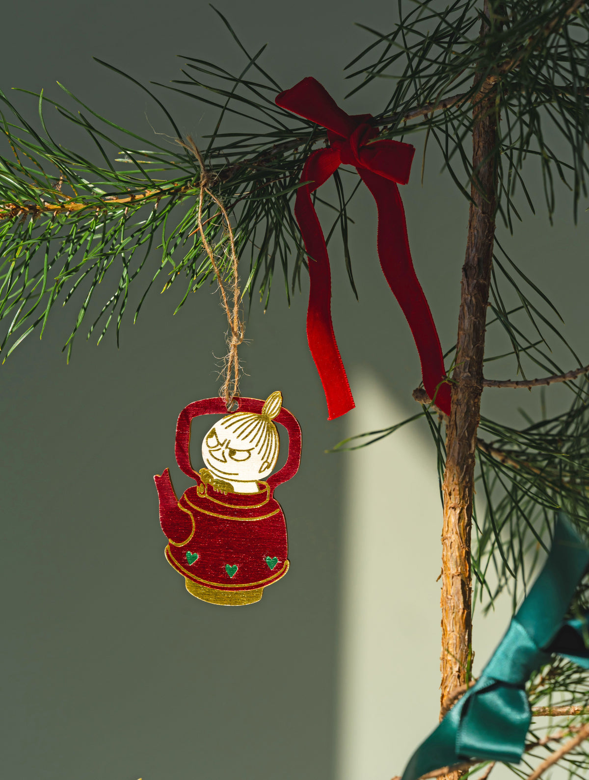 Moomin houten Kerst decoratie Little My