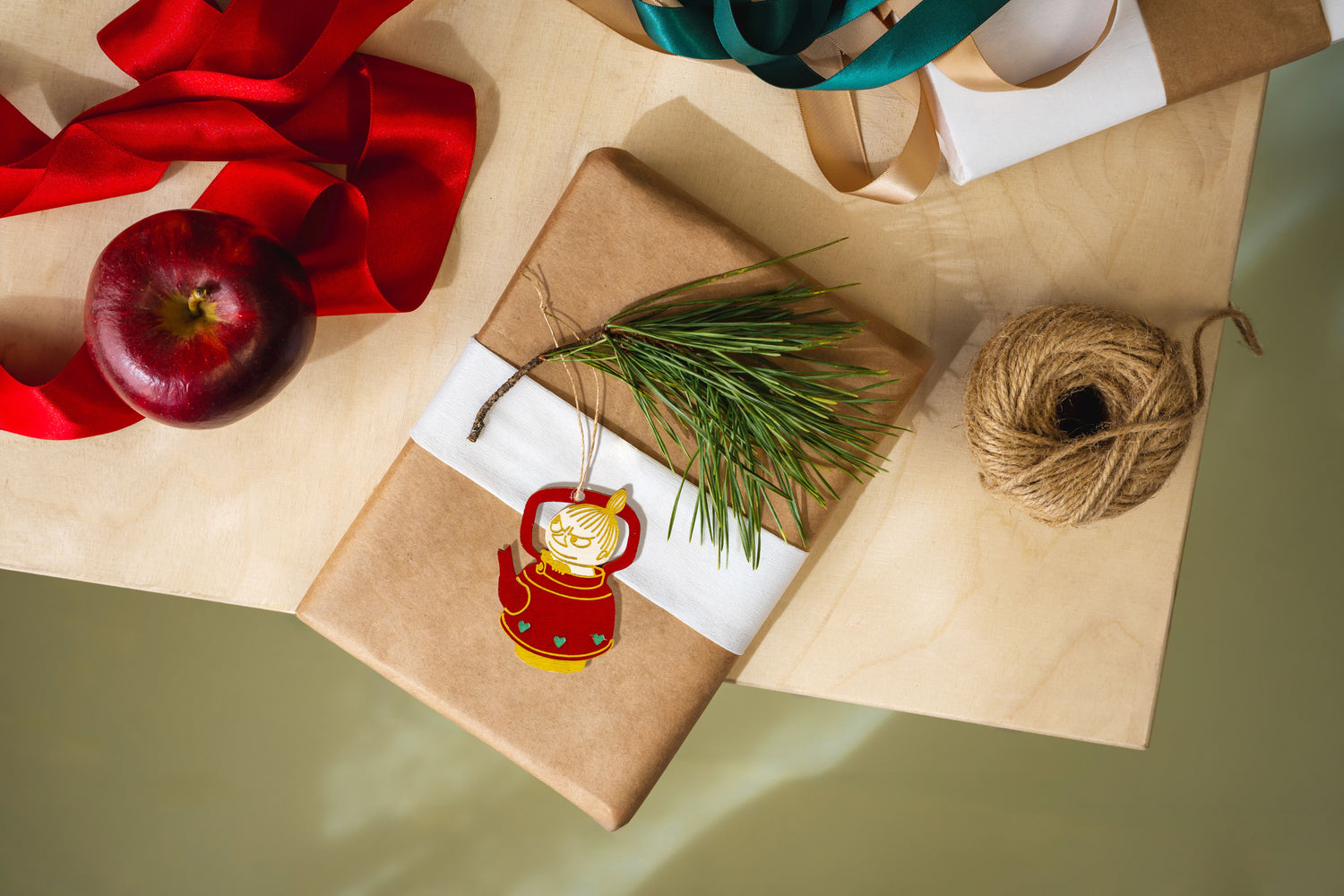 Moomin houten Kerst decoratie Little My