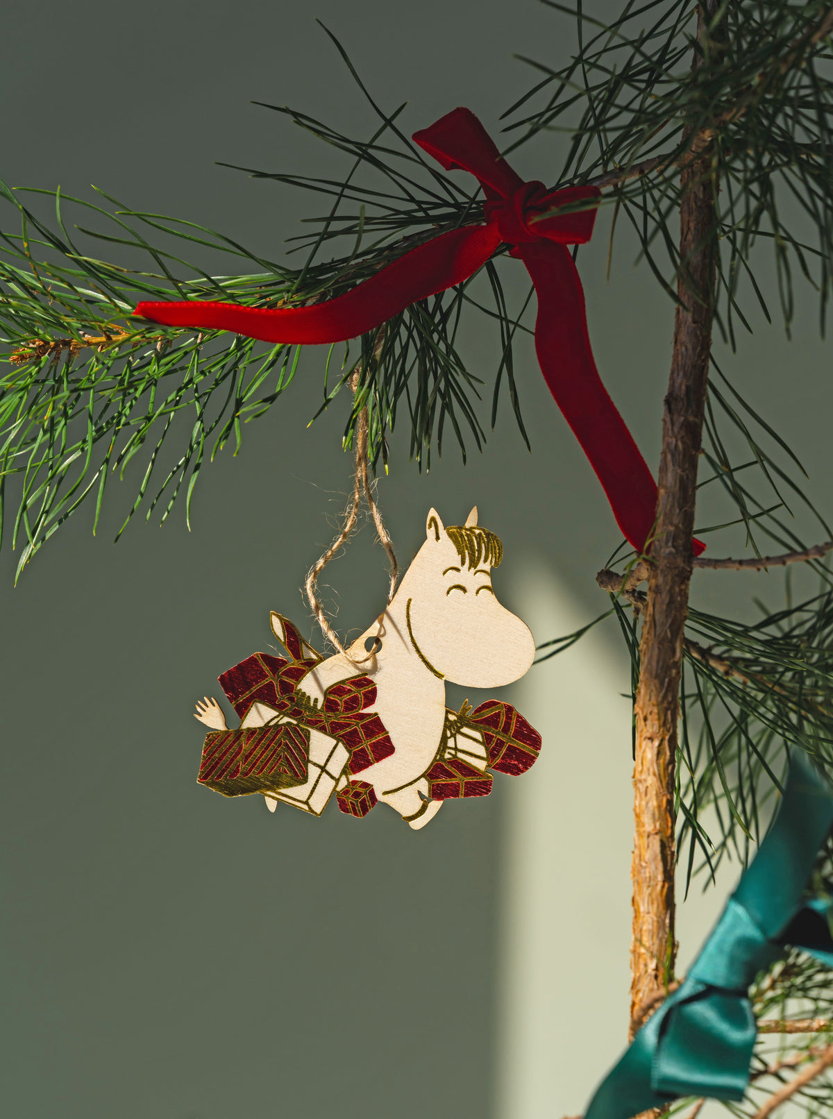 Moomin houten Kerst decoratie Snorkmaiden