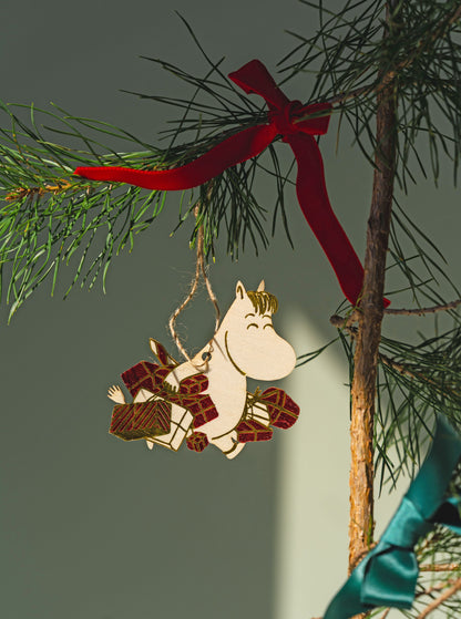 Moomin houten Kerst decoratie Snorkmaiden