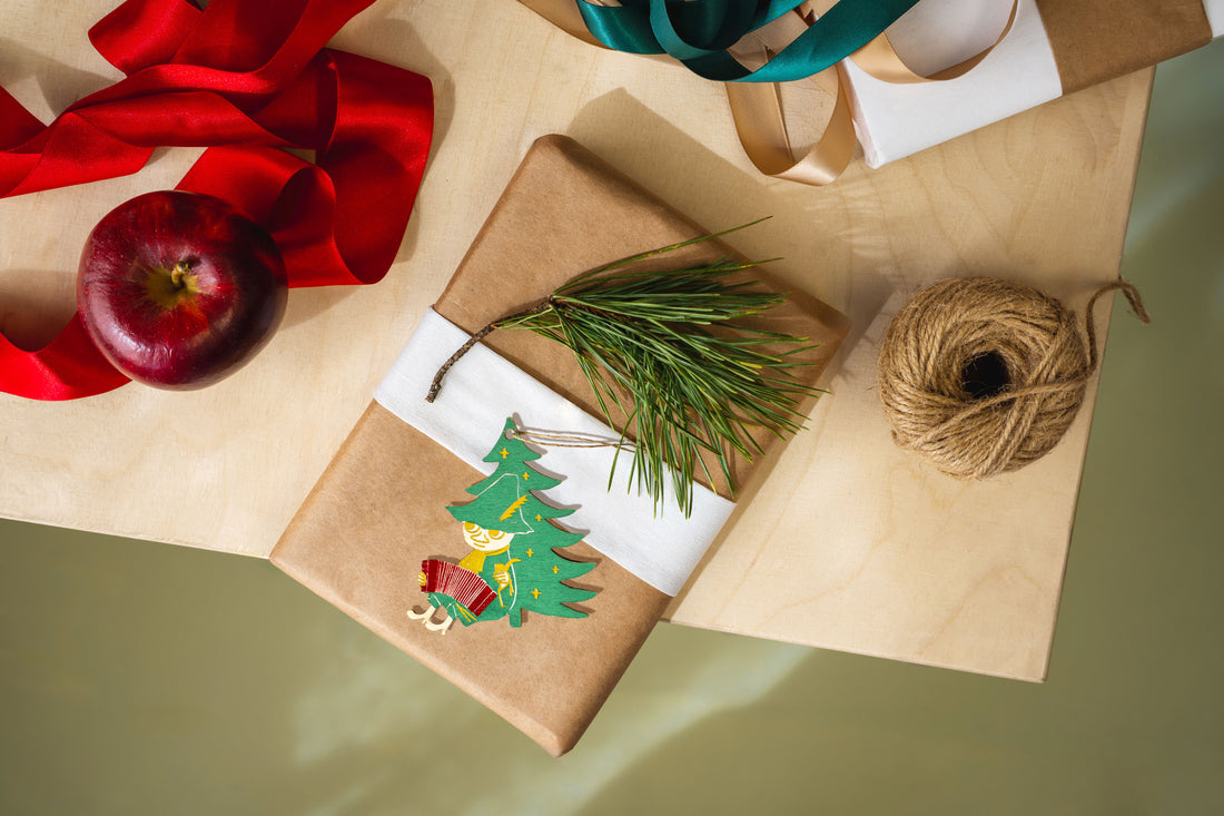 Moomin houten Kerst decoratie Snufkin