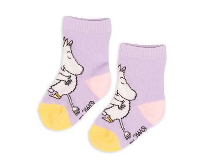 Moomin love Baby Socks licht paars