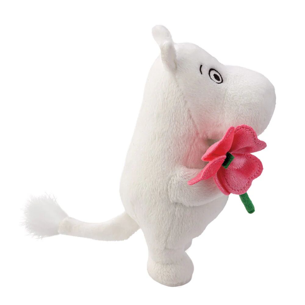 Moomin pluche knuffel Pink flower S