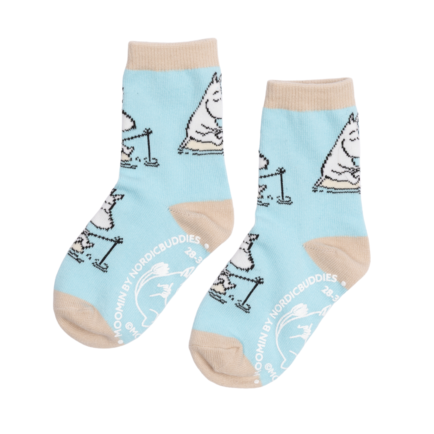 Moomintroll Fishing Kids Socks licht blauw 24-26