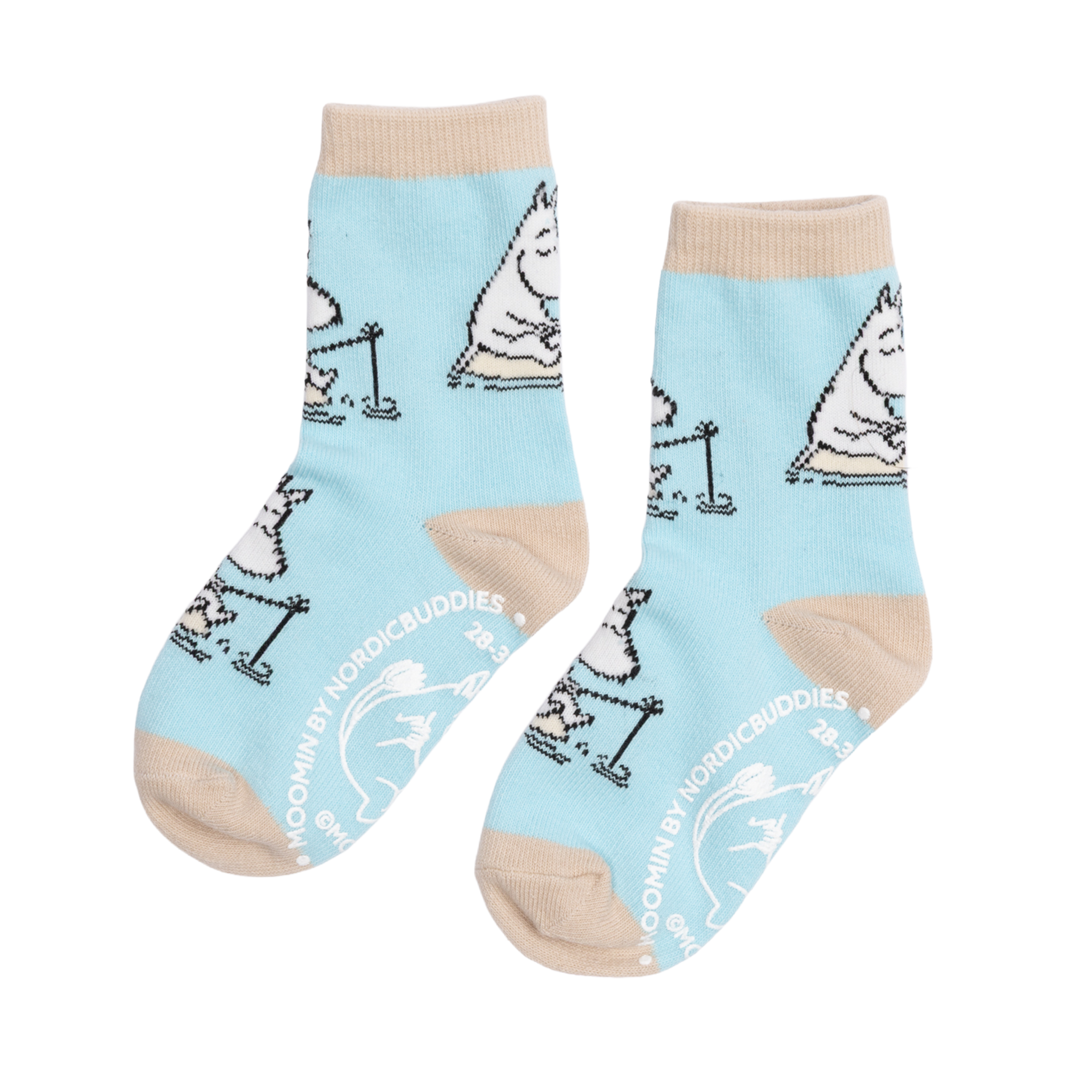 Moomintroll Fishing Kids Socks licht blauw 24-26