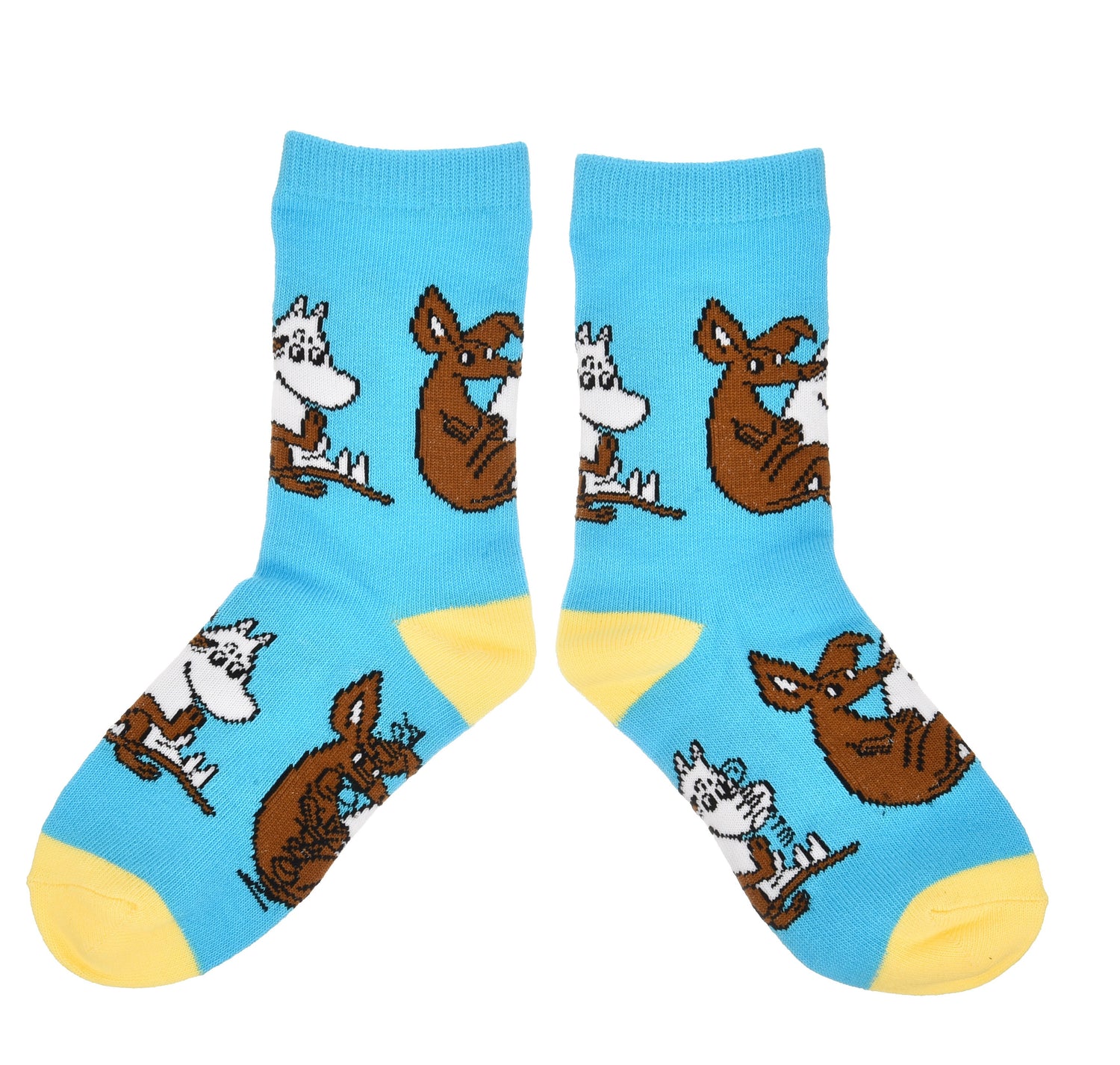Moomintroll en Sniff Kids Socks turqoise 24-26