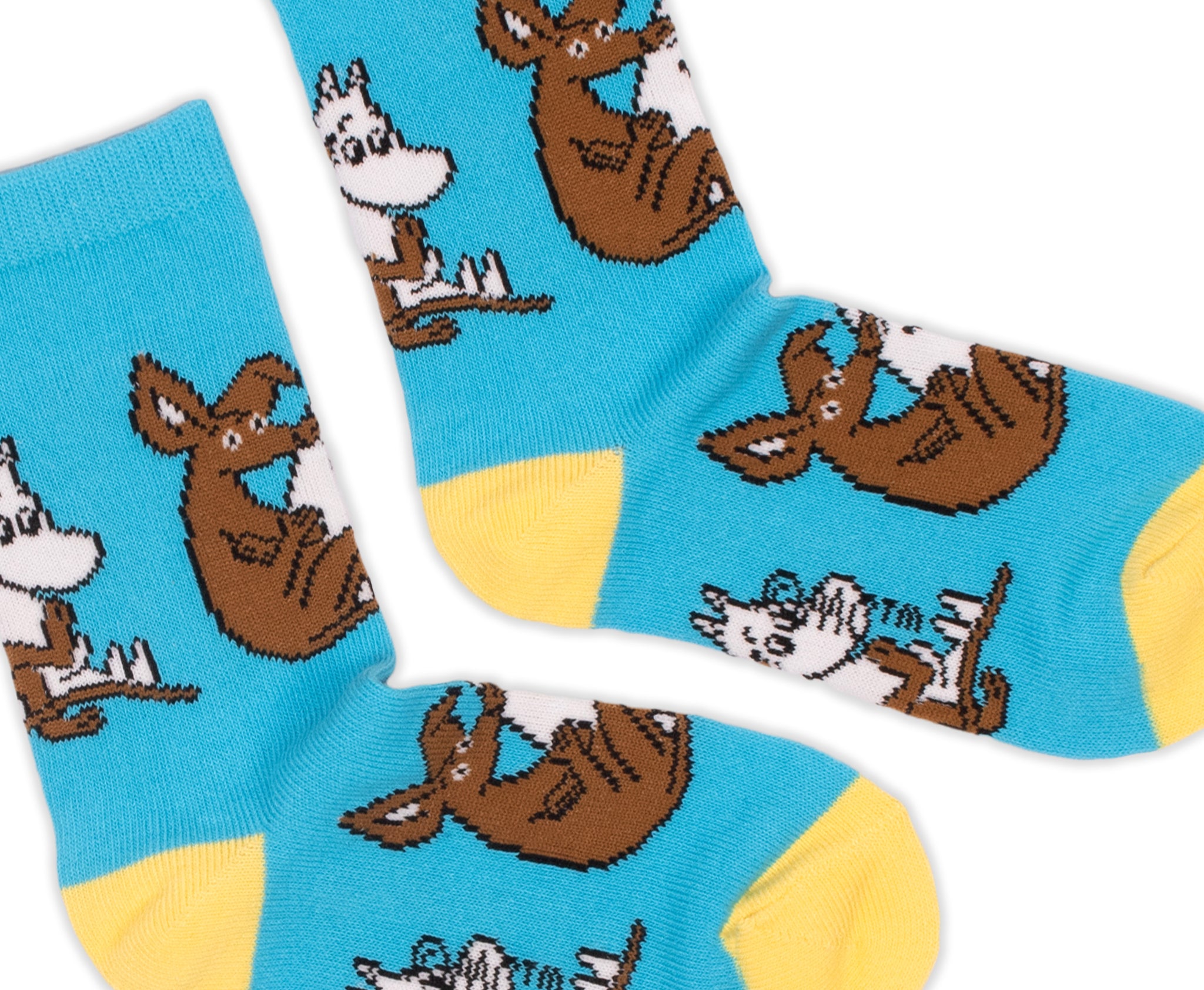 Moomintroll en Sniff Kids Socks turqoise 24-26
