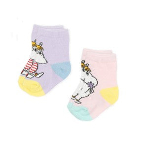 Snorkmaiden Baby Socks 2 paar roze / paars 22-24