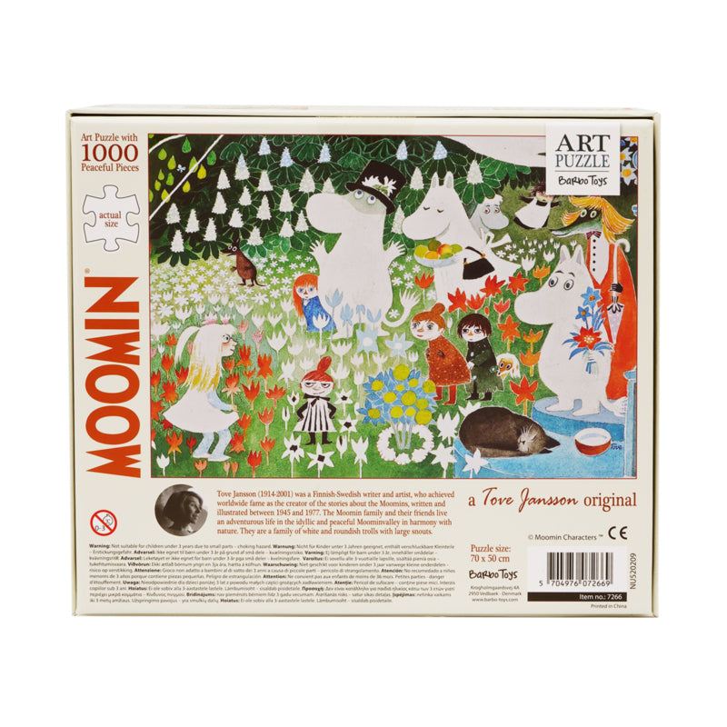 Moomin Puzzle 1000 Teile Floral Garden