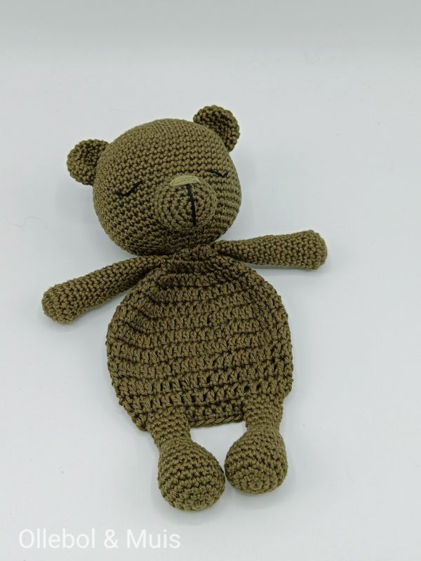 Harry the Bear lovey gehaakte slaapknuffel