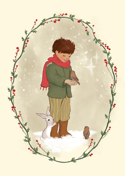 Ansichtkaart Belle &amp; Boo Robin