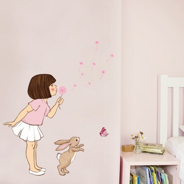 Muursticker Belle Dandelion = laatste!
