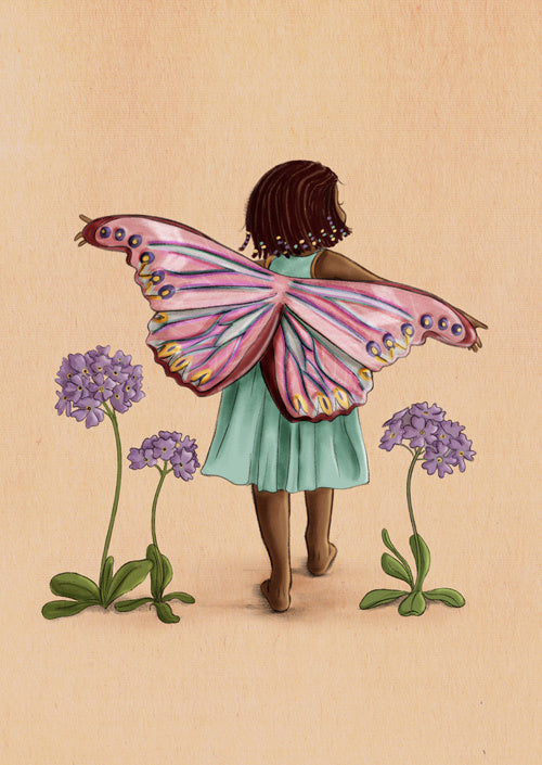 Belle &amp; Boo Postcard Winged Imagination 1
