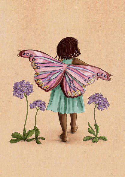 Belle &amp; Boo Postcard Winged Imagination 1