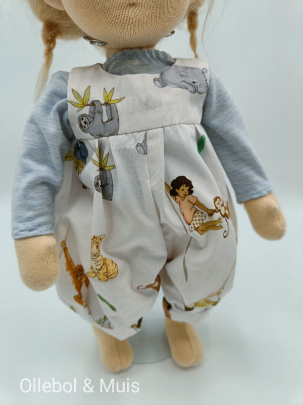 Waldorf poppen broek met t-shirt