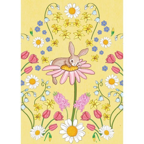 Belle &amp; Boo ansichtkaart Daisy Yellow