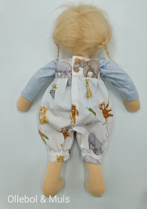 Waldorf poppen broek met t-shirt