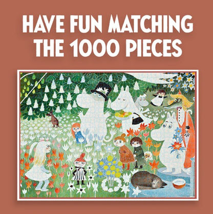 Moomin Puzzle 1000 Teile Floral Garden