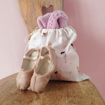 (Ballet)tasje van Belle &amp; Boo ballet stof