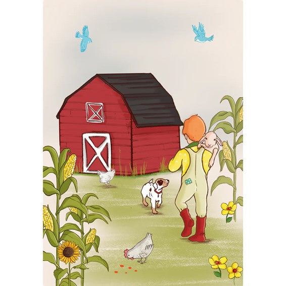 Belle &amp; Boo ansichtkaart Family Farm