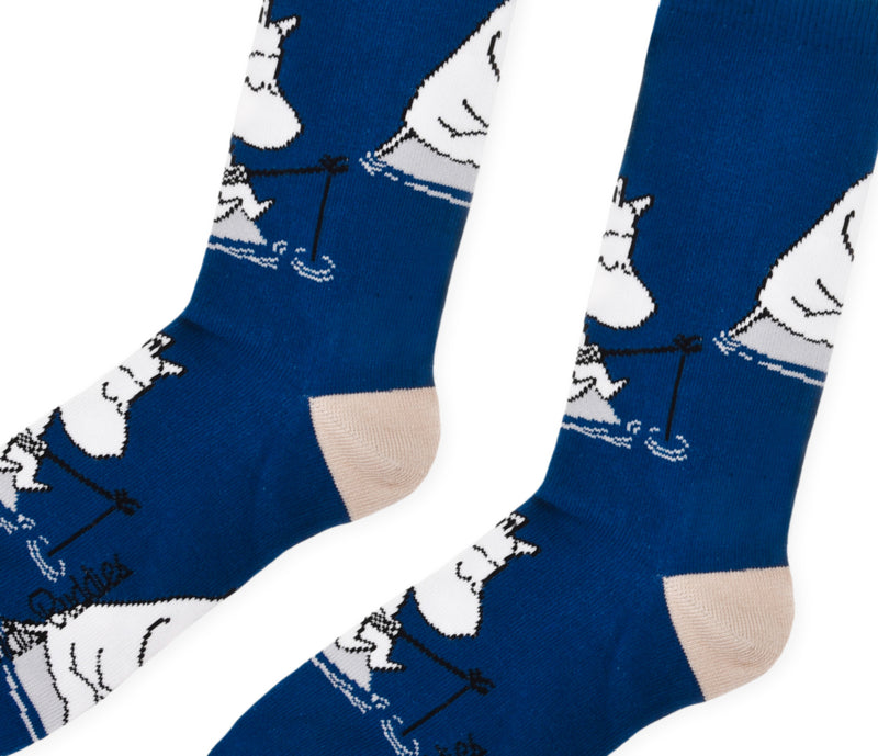 Moomintroll Fishing Men Socks