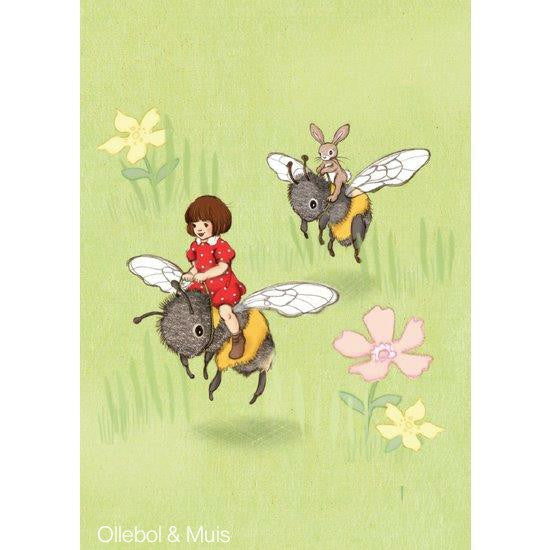 Belle &amp; Boo postcard Bee adventure