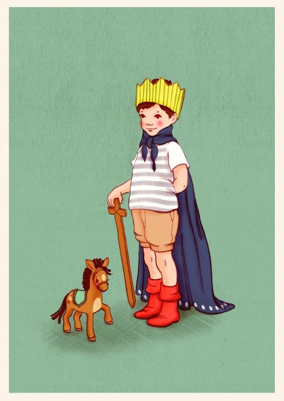Belle &amp; Boo ansichtkaart I am King